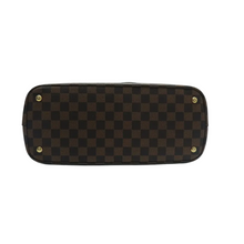 Load image into Gallery viewer, Louis Vuitton Kensington Damier Ebene Canvas Satchel Bag Brown