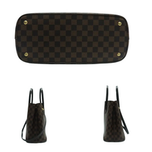 Load image into Gallery viewer, Louis Vuitton Kensington Damier Ebene Canvas Satchel Bag Brown