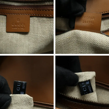 Load image into Gallery viewer, Gucci Lady Web Leather Shoulder Bag Brown