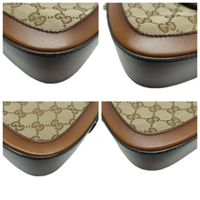 Load image into Gallery viewer, Gucci Lady Web Leather Shoulder Bag Brown
