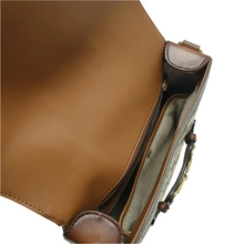 Load image into Gallery viewer, Gucci Lady Web Leather Shoulder Bag Brown