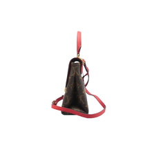 Load image into Gallery viewer, Louis Vuitton Locky BB Coquelicot Monogram Satchel Bag Brown