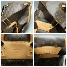 Load image into Gallery viewer, Louis Vuitton Bosphore Monogram Canvas Backpack Bag Brown