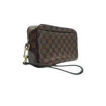 Load image into Gallery viewer, Louis Vuitton Saint Paui Damier Ebene Canvas Clutch Brown