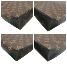 Load image into Gallery viewer, LOUIS VUITTON Toiletry Pouch 26 Monogram Canvas Clutch Bag Brown