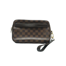 Load image into Gallery viewer, Louis Vuitton Saint Paui Damier Ebene Canvas Clutch Brown