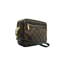 Load image into Gallery viewer, Louis Vuitton Billets Macao Damier Ebene Pochette Brown