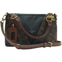 Load image into Gallery viewer, LOUIS VUITTON V Monogram Canvas Satchel Bag Brown