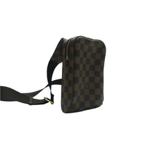 Load image into Gallery viewer, Louis Vuitton Damier Ebene Canvas Belt Bag Brown
