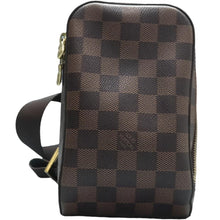 Load image into Gallery viewer, LOUIS VUITTON Geronimos Damier Ebene Canvas Crossbody bag Brown