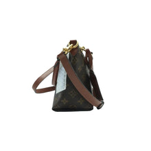 Load image into Gallery viewer, LOUIS VUITTON V Monogram Canvas Satchel Bag Brown