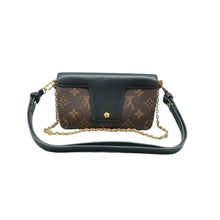Load image into Gallery viewer, LOUIS VUITTON Padlock on Strap Monogram Canvas Shoulder Bag Brown
