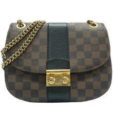 Load image into Gallery viewer, LOUIS VUITTON Wight Damier Ebene Canvas Shoulder Bag Brown