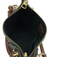 Load image into Gallery viewer, LOUIS VUITTON V Monogram Canvas Satchel Bag Brown