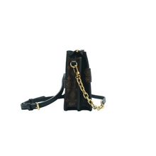 Load image into Gallery viewer, Louis Vuitton Soft Trunk Monogram Canvas Shoulder Bag Brown