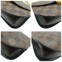 Load image into Gallery viewer, LOUIS VUITTON Wight Damier Ebene Canvas Shoulder Bag Brown
