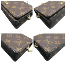 Load image into Gallery viewer, LOUIS VUITTON Lily Monogram Canvas Shoulder Bag Brown
