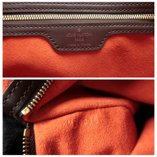 Load image into Gallery viewer, LOUIS VUITTON Uzes Daimer Ebene Canvas Satchel Bag Brown