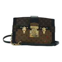 Load image into Gallery viewer, Louis Vuitton Canvas Trunk Clutch Shoulder Bag Brown