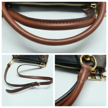 Load image into Gallery viewer, LOUIS VUITTON V Monogram Canvas Satchel Bag Brown