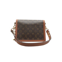 Load image into Gallery viewer, Louis Vuitton Dauhpine Monogram Canvas Shoulder Bag Brown