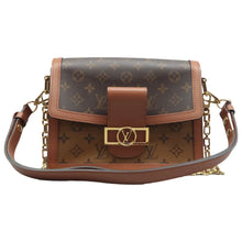 Load image into Gallery viewer, Louis Vuitton Dauhpine Monogram Canvas Shoulder Bag Brown