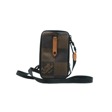 Load image into Gallery viewer, Louis Vuitton X NIGO Giant Damier Ebene Shoulder Bag Brown