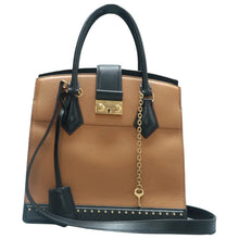 Load image into Gallery viewer, Louis Vuitton Cour Marly Leather Satchel Bag Brown