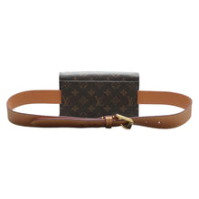 Load image into Gallery viewer, Louis Vuitton S Lock MM Monogram Belt Bag Brown