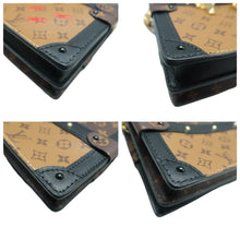 Load image into Gallery viewer, Louis Vuitton Trunk Clutch Monogram Canvas Shoulder Bag Brown
