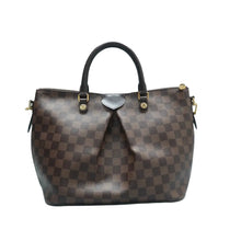 Load image into Gallery viewer, Louis Vuitton Damier Ebene Canvas Satchel Bag Brown