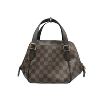 Load image into Gallery viewer, Louis Vuitton Belem Damier Ebene Canvas Tote Bag Brown