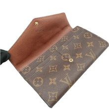 Load image into Gallery viewer, LOUIS VUITTON Sarah Monogram Canvas Wallet Brown