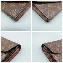 Load image into Gallery viewer, LOUIS VUITTON Sarah Monogram Canvas Wallet Brown