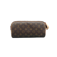 Load image into Gallery viewer, LOUIS VUITTON Dopp Pouch Monogram Canvas Clutch Bag Brown