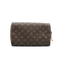 Load image into Gallery viewer, LOUIS VUITTON Dopp Pouch Monogram Canvas Clutch Bag Brown