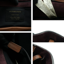 Load image into Gallery viewer, Burberry Macken Canvas Leather Shoulder Bag Brown