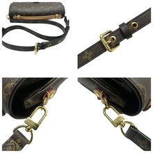 Load image into Gallery viewer, LOUIS VUITTON Metis Monogram Canvas Satchel Bag Brown