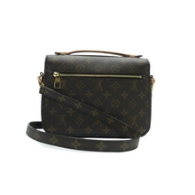Load image into Gallery viewer, LOUIS VUITTON Metis Monogram Canvas Satchel Bag Brown