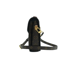 Load image into Gallery viewer, LOUIS VUITTON Metis Monogram Canvas Satchel Bag Brown