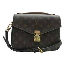 Load image into Gallery viewer, LOUIS VUITTON Metis Monogram Canvas Satchel Bag Brown