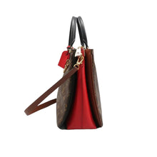 Load image into Gallery viewer, LOUIS VUITTON Millefeuille Monogram Canvas Satchel Bag Brown