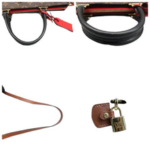 Load image into Gallery viewer, LOUIS VUITTON Millefeuille Monogram Canvas Satchel Bag Brown