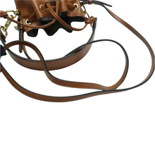 Load image into Gallery viewer, Fendi Mon Tresor Leather Satchel Bag Brown