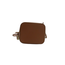 Load image into Gallery viewer, Fendi Mon Tresor Leather Satchel Bag Brown