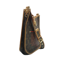 Load image into Gallery viewer, Louis Vuitton Musette Monogram Perforated Canvas Shoulder Bag Brown