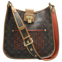 Load image into Gallery viewer, Louis Vuitton Musette Monogram Perforated Canvas Shoulder Bag Brown