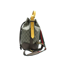 Load image into Gallery viewer, GUCCI Neo Vintage Canvas Backpack Bag Brown