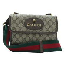 Load image into Gallery viewer, GUCCI Neo Vintage Canvas Shoulder Bag Brown