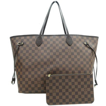 Load image into Gallery viewer, LOUIS VUITTON Neverfull GM Damier Ebene Canvas Shoulder Bag Brown